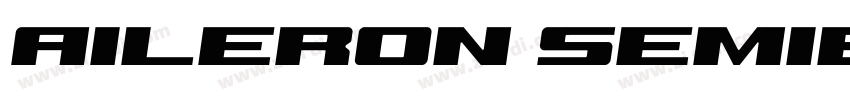 Aileron SemiBoldItal字体转换